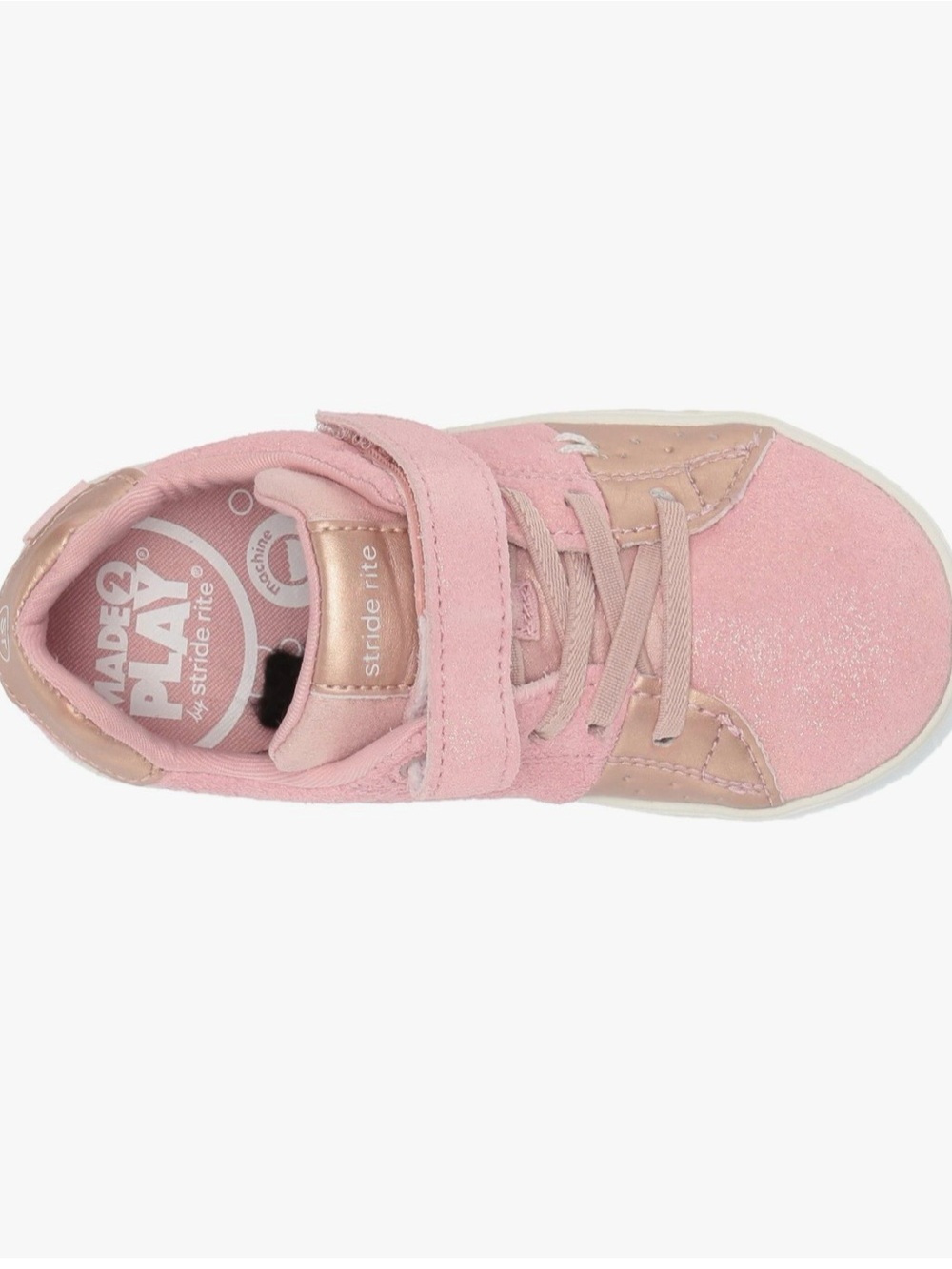 Stride Rite Baby-Girl’s Made2Play Maci Sneaker, Pink, 9.5 Toddler - Picture 5 of 8